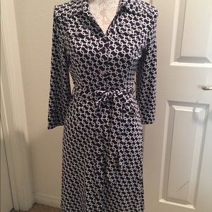 Banana Republic Chain-Linked Pattern Dress
